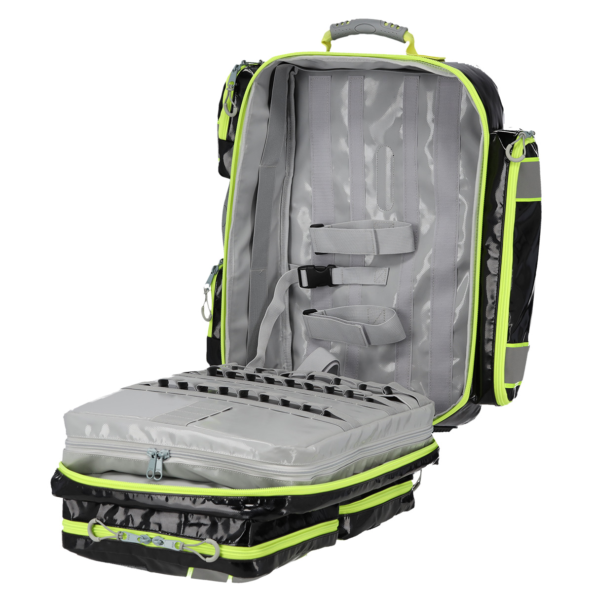 LifeBags® Notfallrucksack X-Large aus BagsTEX-Plane | Farbe: Schwarz