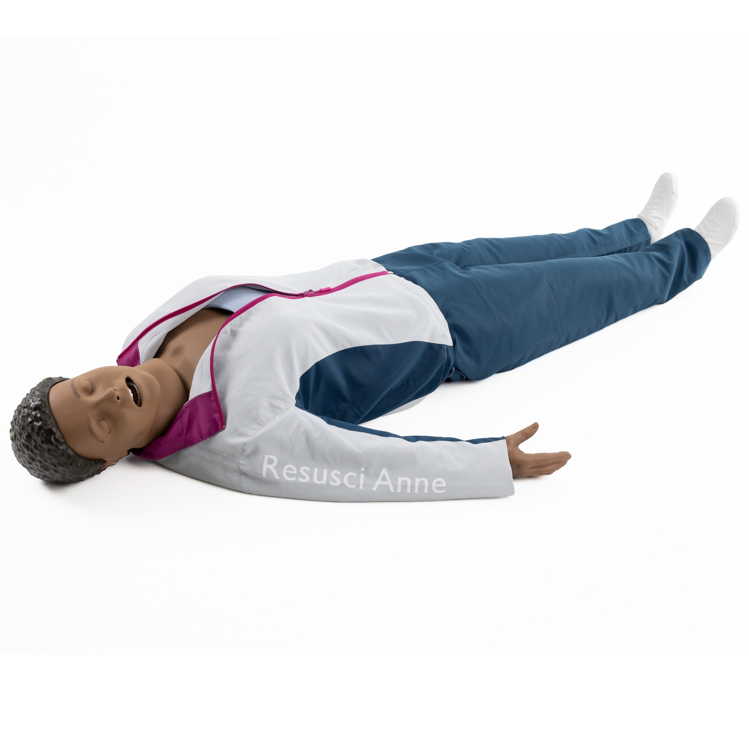 Laerdal® Resusci Anne™ QCPR AED Ganzkörper mit Airwaykopf | Dunkelhäutig