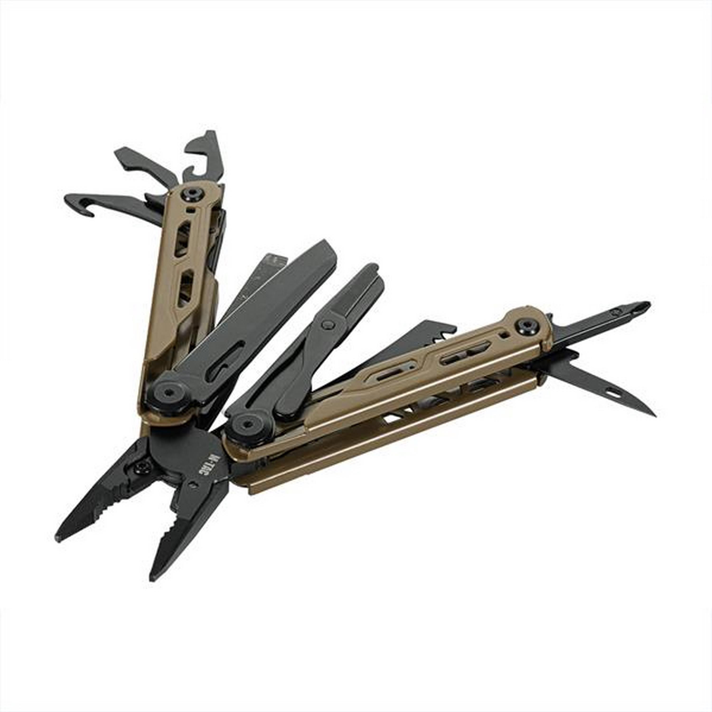 M-TAC® Multitool mit 17 Tools inklusive Etui | Typ 13 | Farbe: Brown / Black