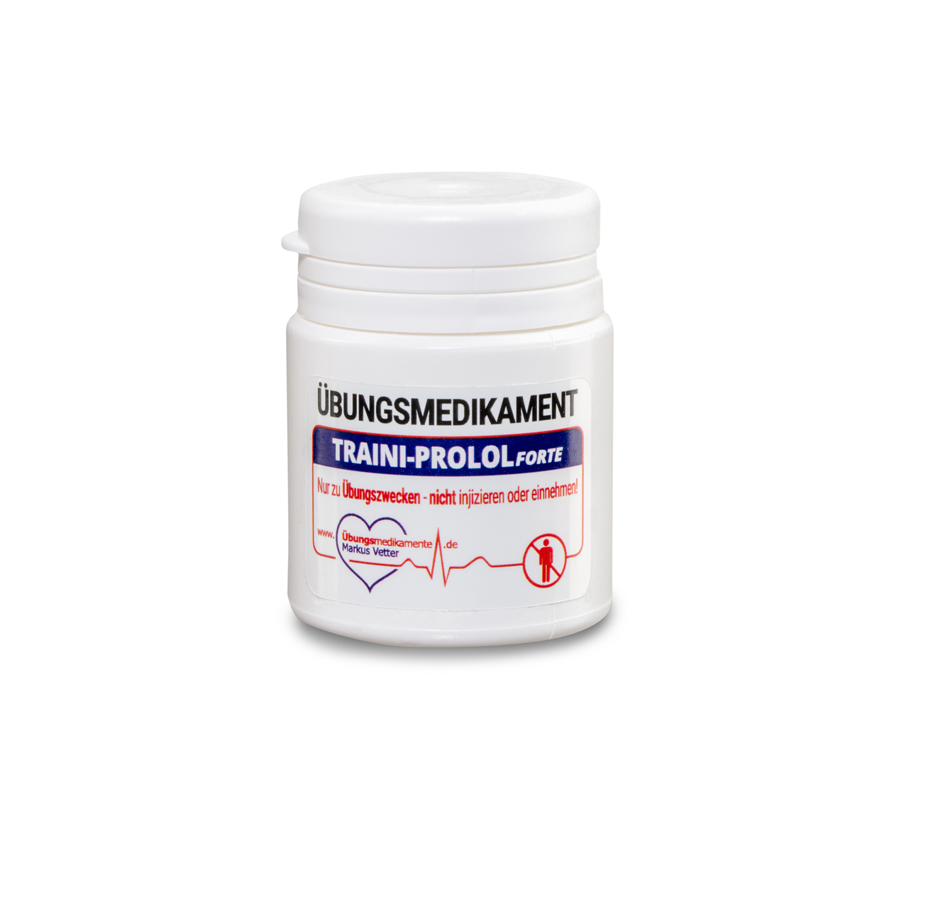 Übungsmedikamente® TRAINI - PROLOL FORTE | 1 Kapselbox á 20 Stück