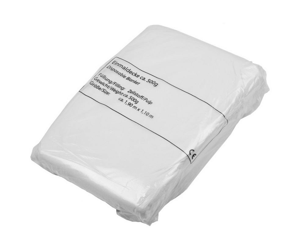 MeierMed Einmaldecke Zellstofffüllung 750 g | Farbe: Weiß | Packung: 32 Stück