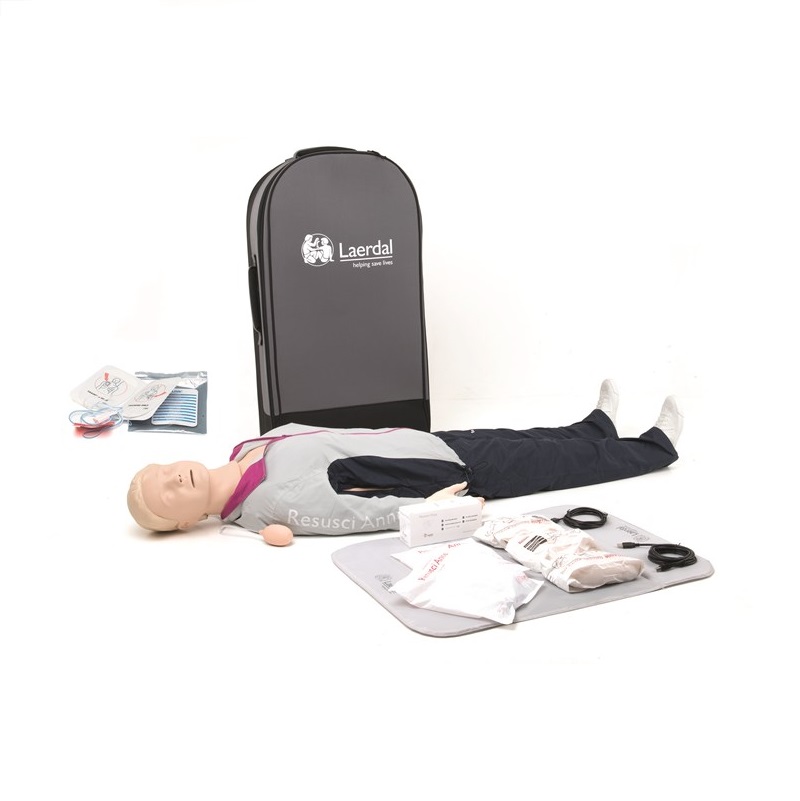 Laerdal® Reanimationspuppe Resusci Anne™ QCPR AED | Ganzkörper in Trolley Koffer