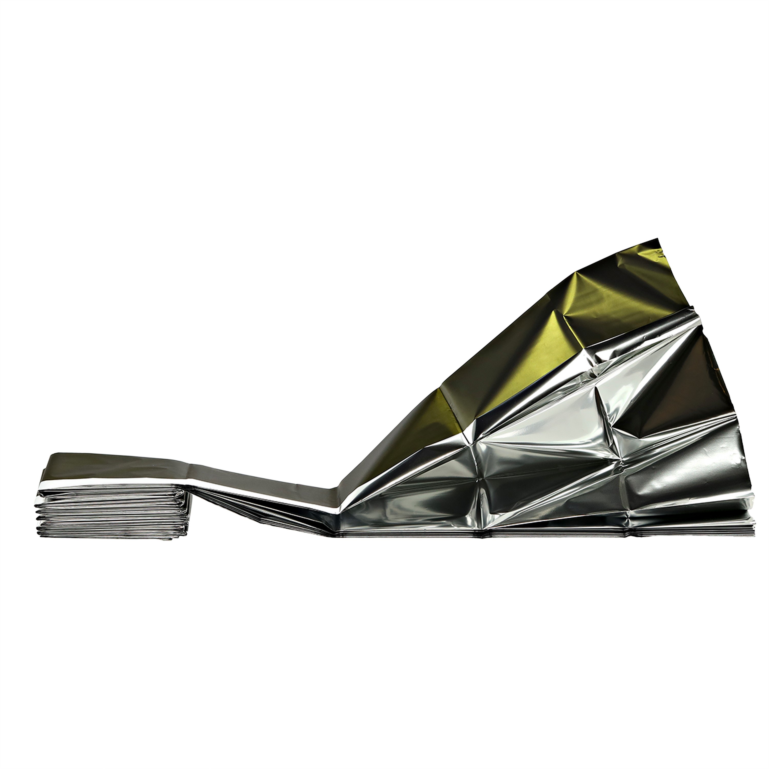 nextRESCUE® Rettungsdecke / Survivaldecke | Farbe: Silber / Oliv