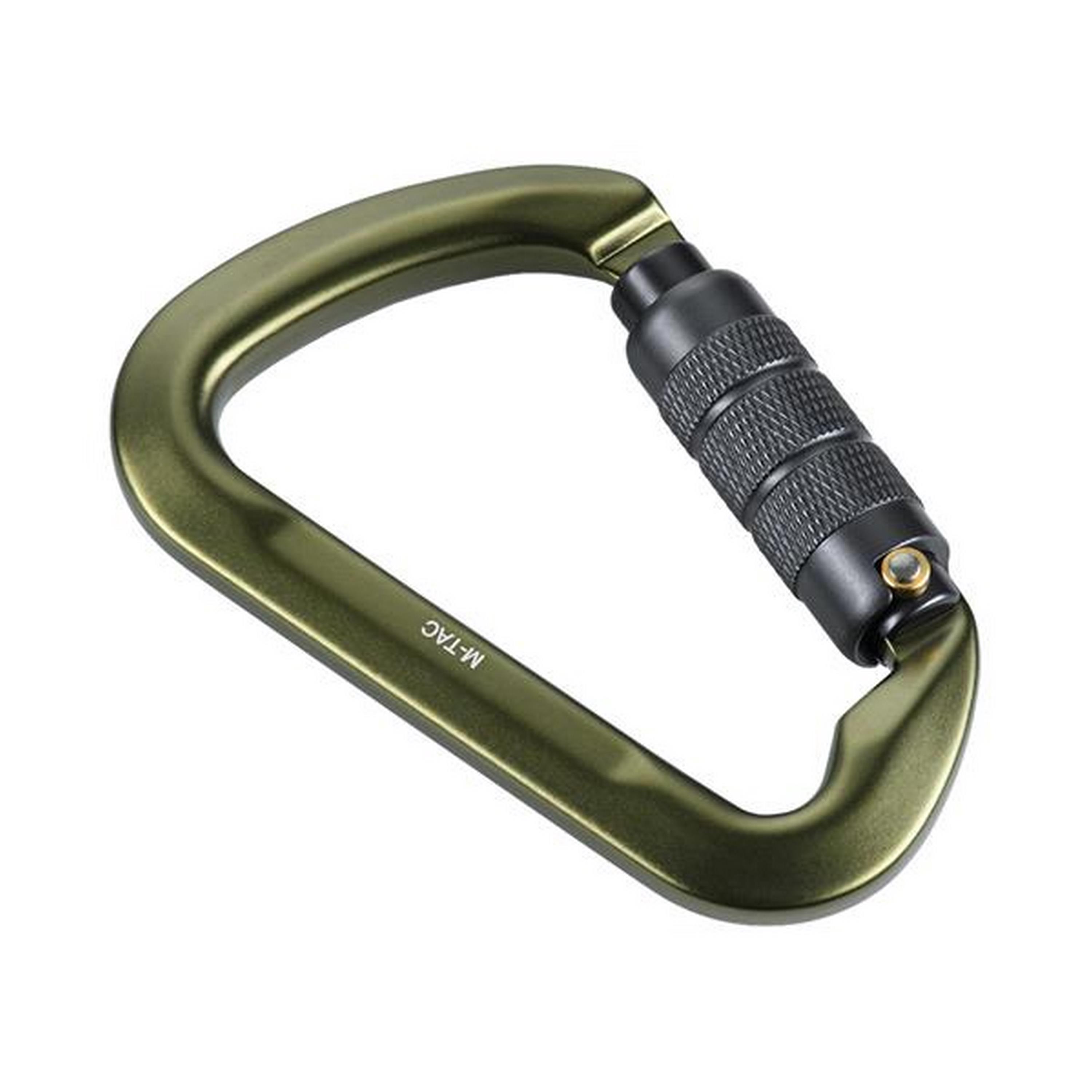 M-TAC® Karabiner mit Keylock-Bajonettverschluss | 30 kN | Farbe: Army Green