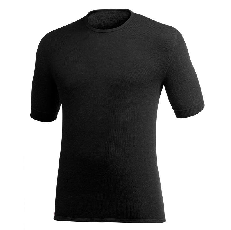 Woolpower® Tee 200 Unisex Shirt / Rundstrickshirt | Farbe: Schwarz | Größe: M