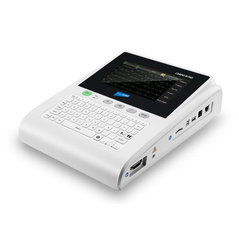 medical ECONET Cardio M-PRO 12-Kanal Ruhe-EKG mit 8" LCD Farb-Touchscreen
