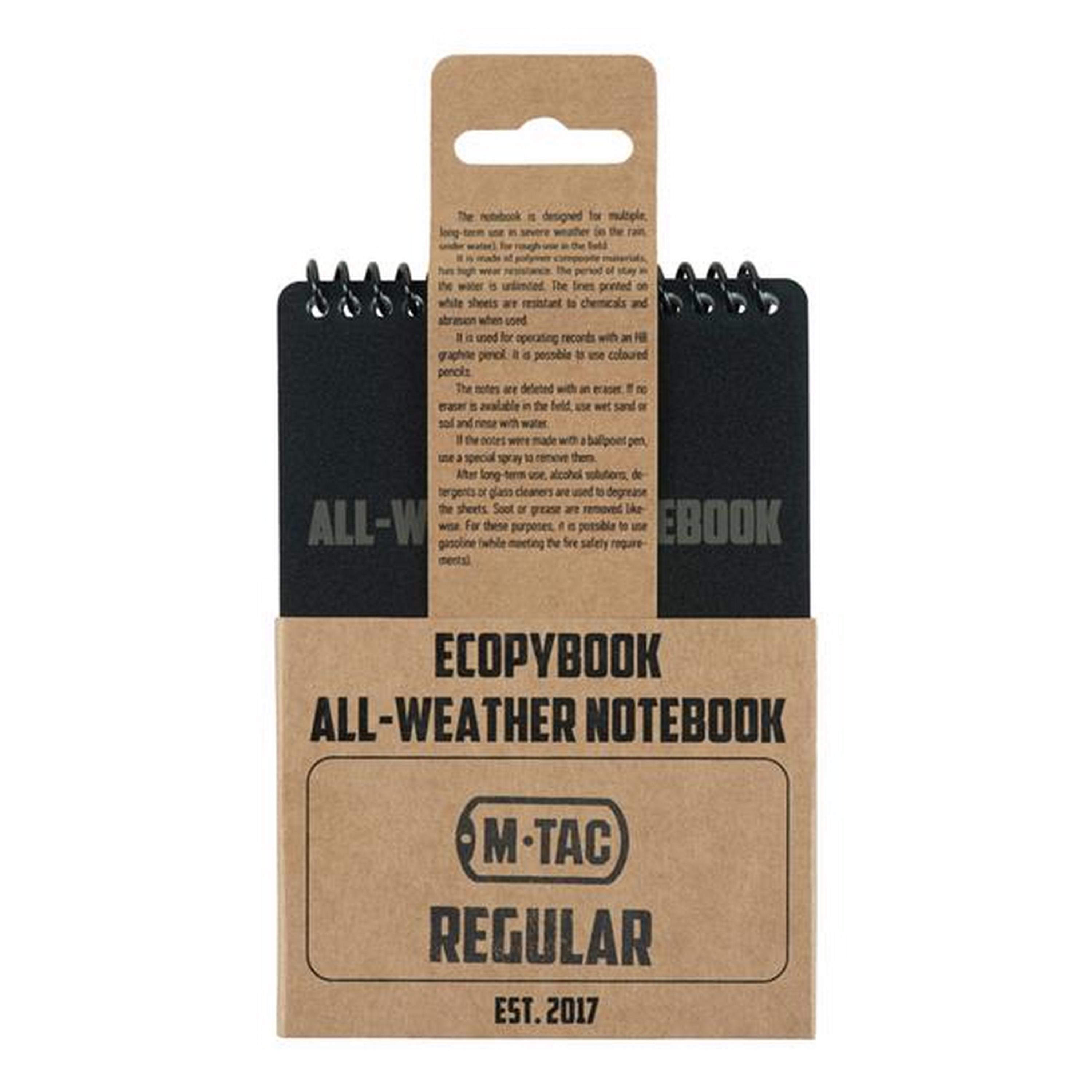 Ecopybook® Wasserdichtes Notizbuch / Tactical All Weather Notebook | Regular A6