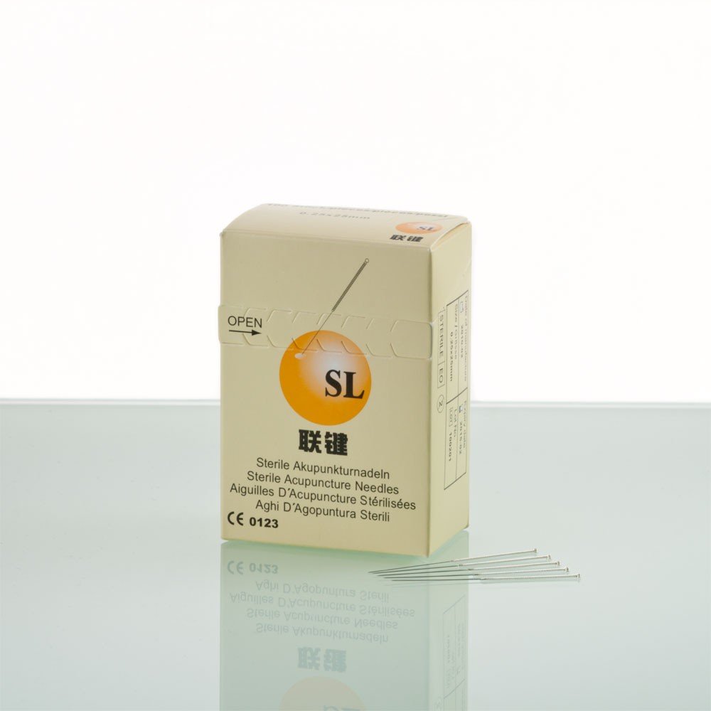SL Akupunkturnadel - ohne Führrohr - 0,25 x 40 mm - 100 Stück