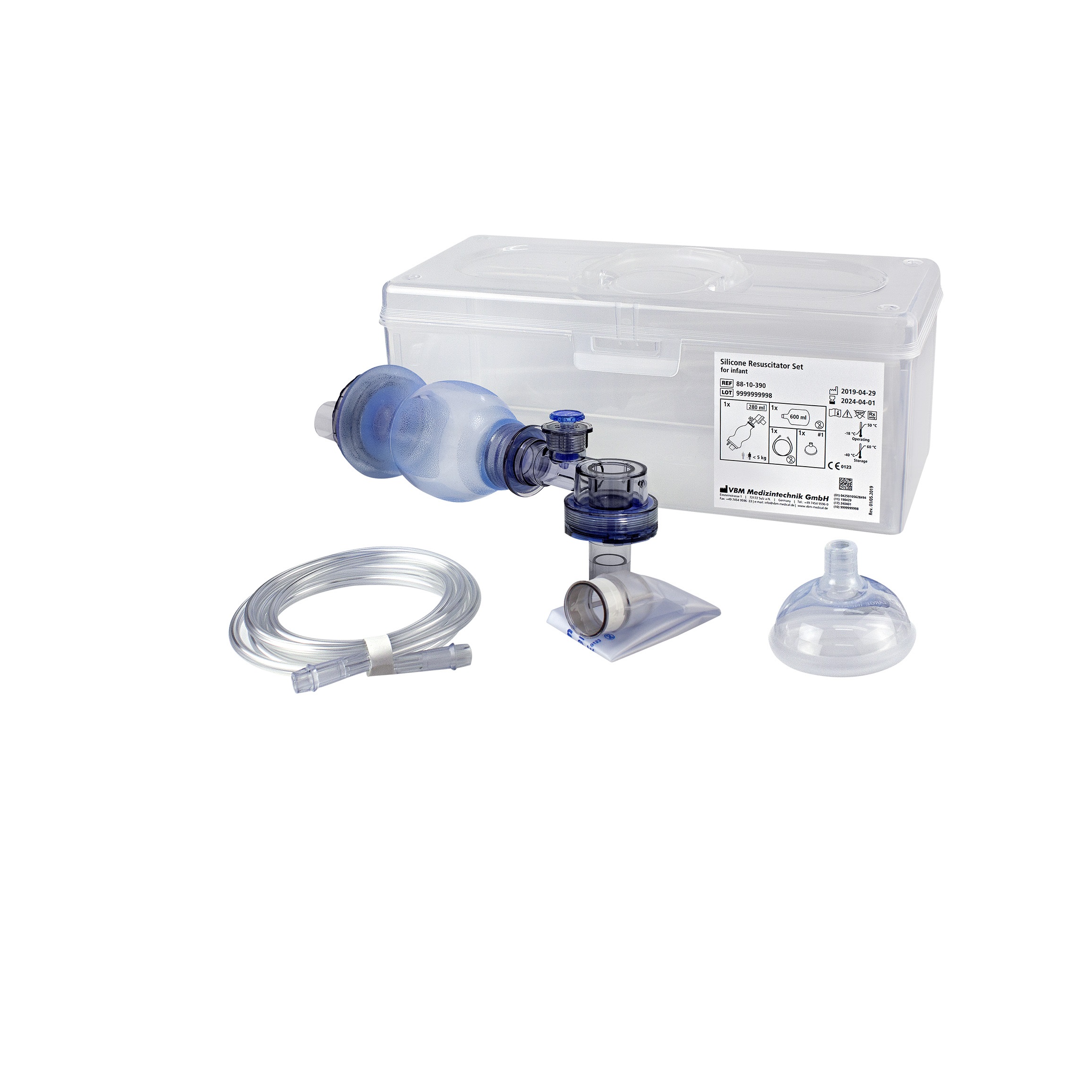 VBM® Silikon Beatmungsbeutel Set für Baby