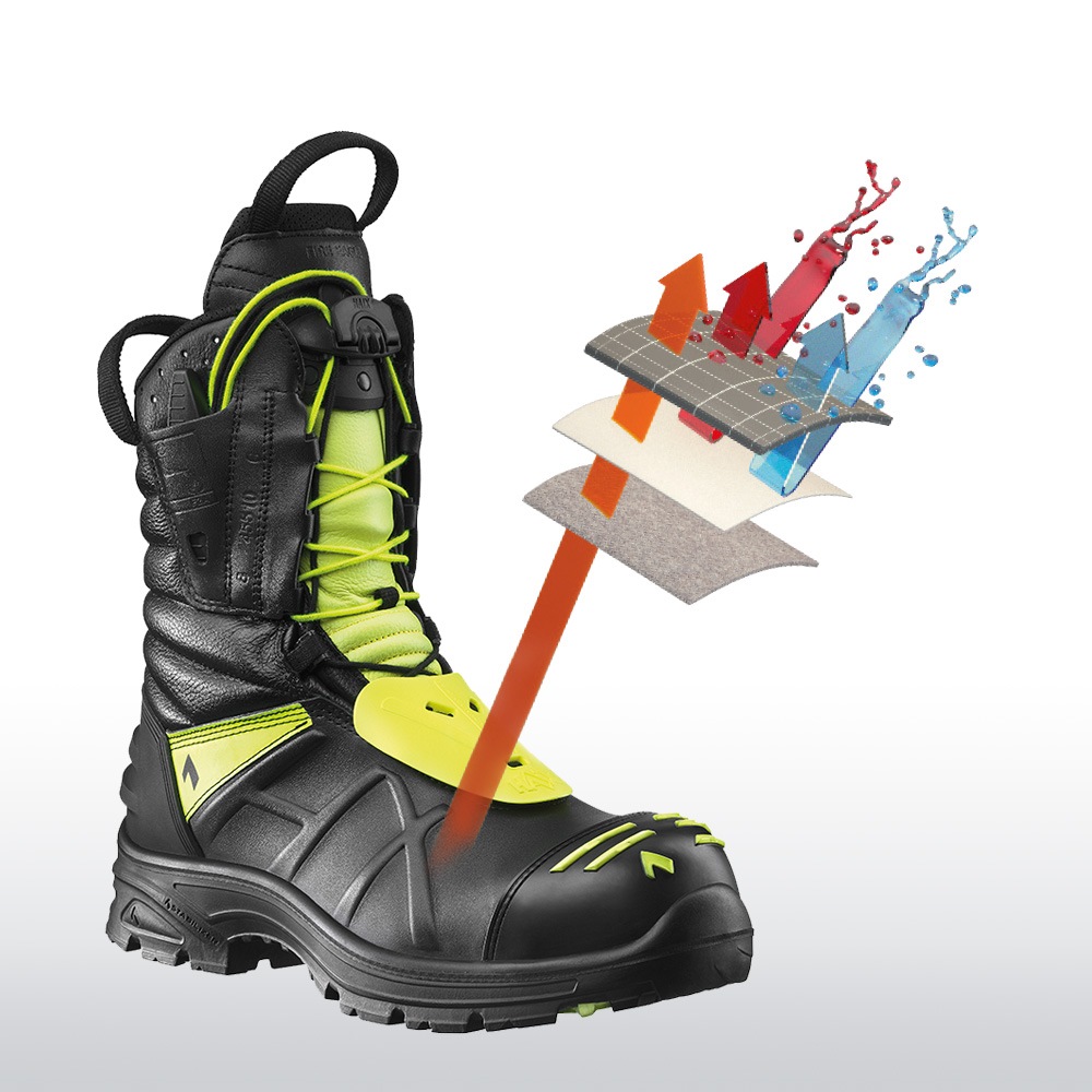 HAIX® Fire Eagle® Feuerwehrstiefel / Einsatzstiefel | Größe: 35 / UK 3.0