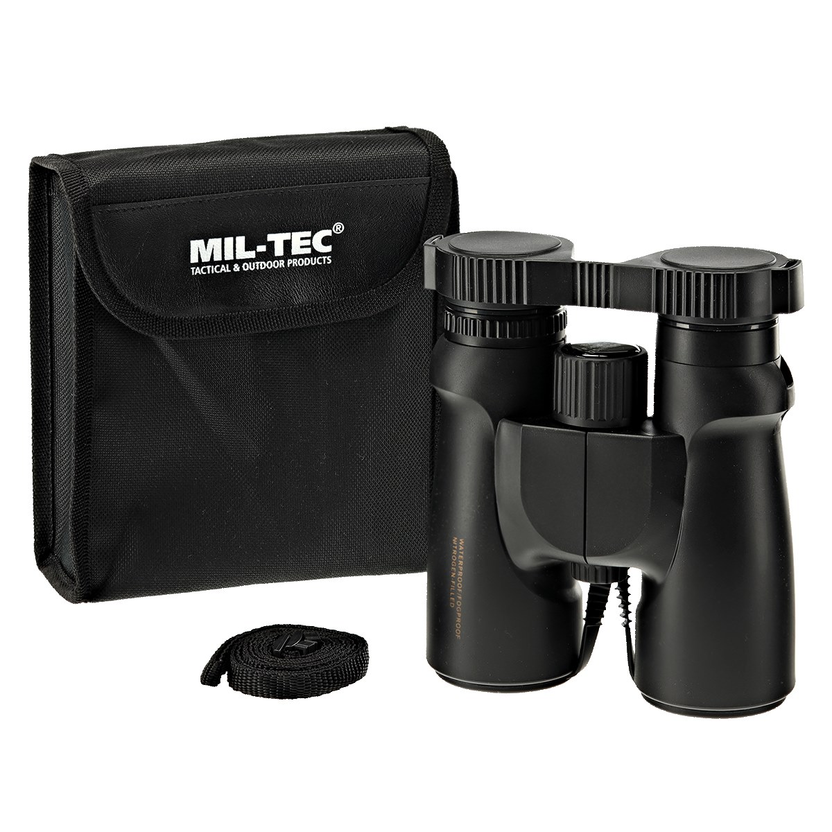 MIL-TEC® Fernglas Waterproof | 8 x 42 | Farbe: Schwarz