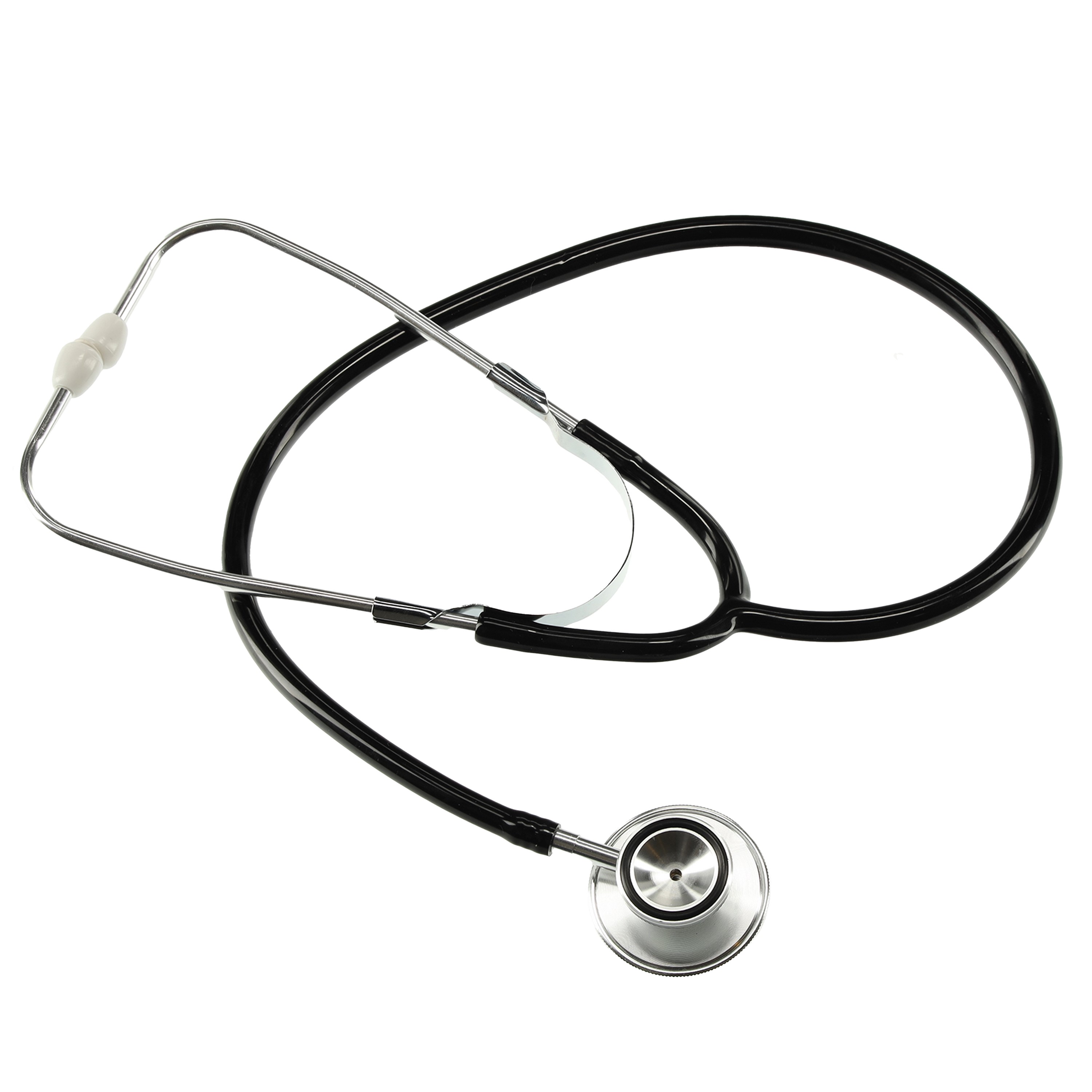 MEIERmed® Doppelkopf Stethoskop für Erwachsene | Farbe: Schwarz