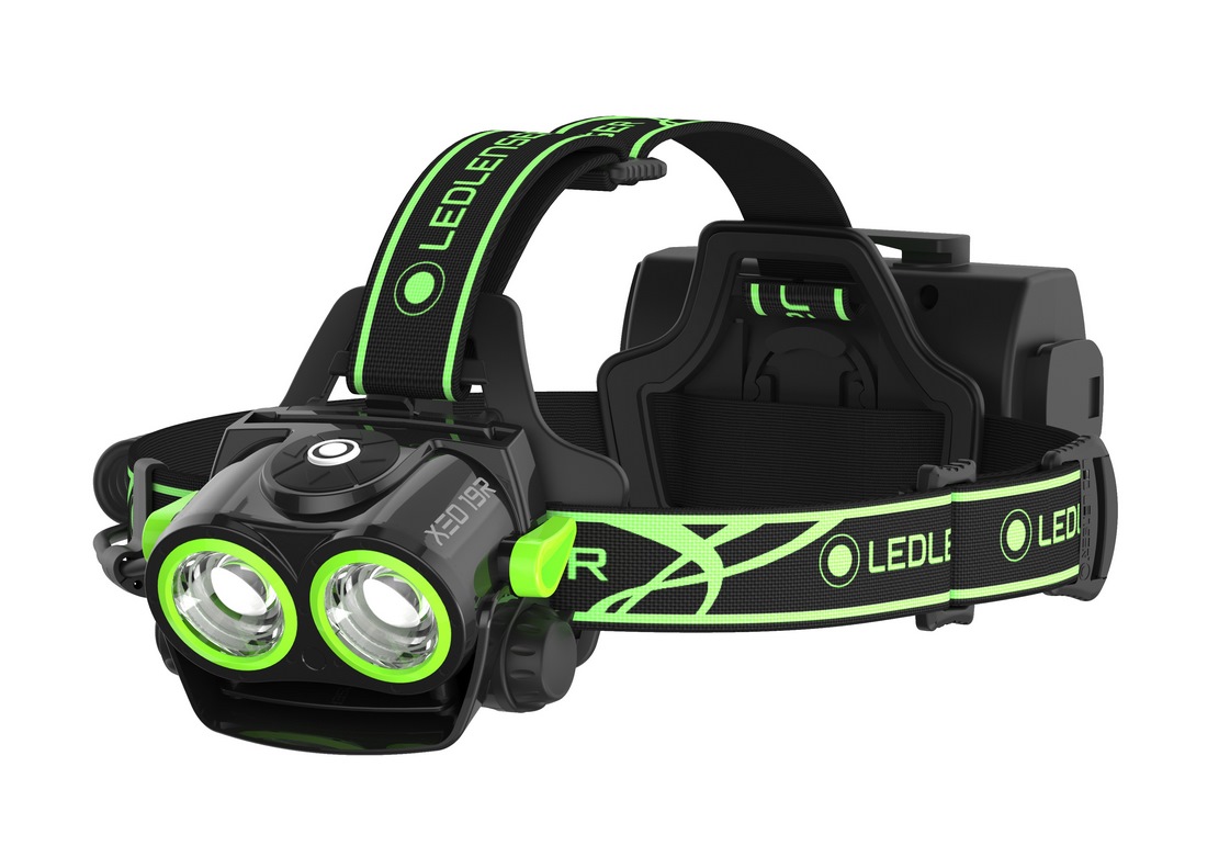 Ledlenser® XEO19R LED Stirnlampe / Kopfleuchte | 2000 Lumen | Farbe: Grün