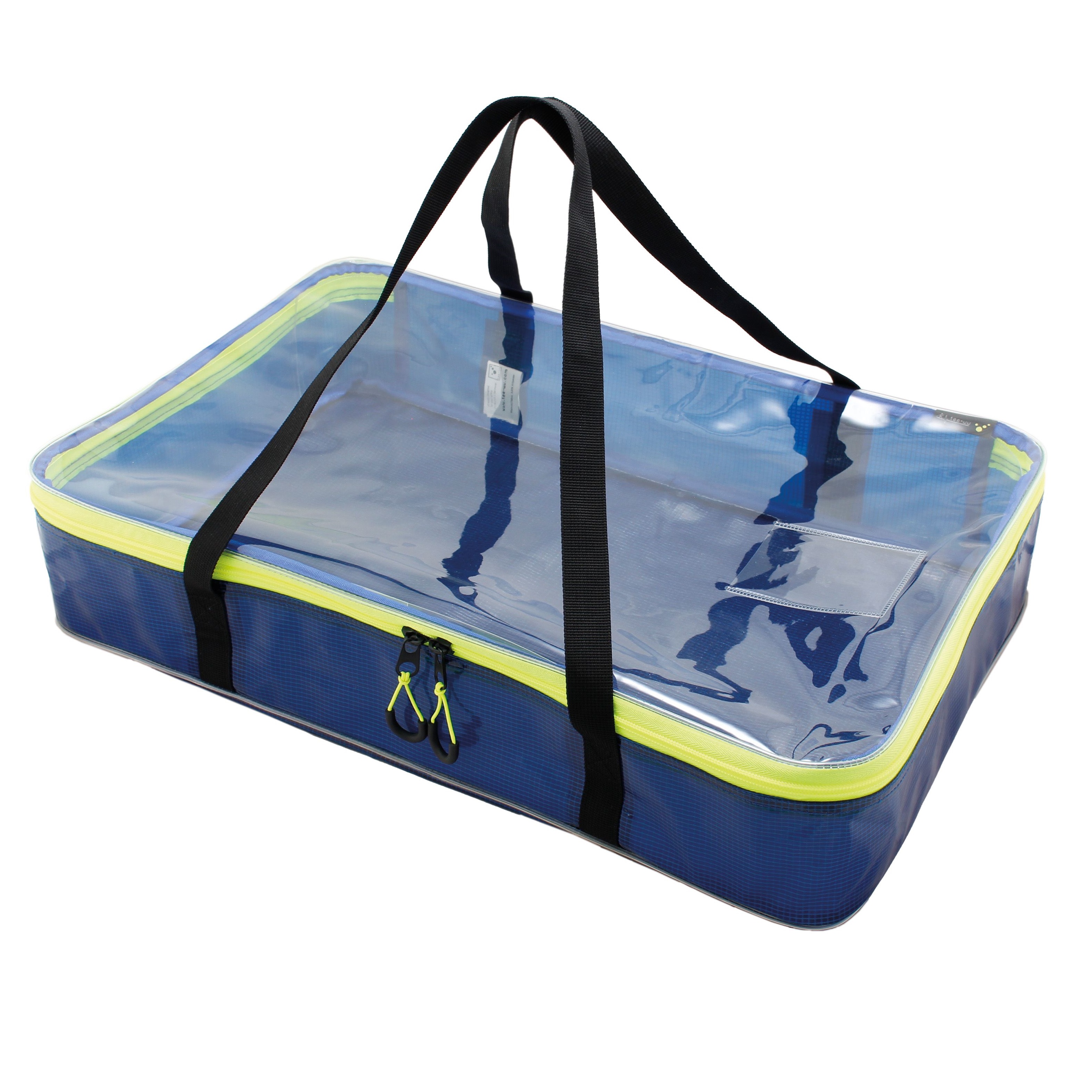 tee-uu® EURO L Modultasche mit transparentem Deckel | Farbe: Blau