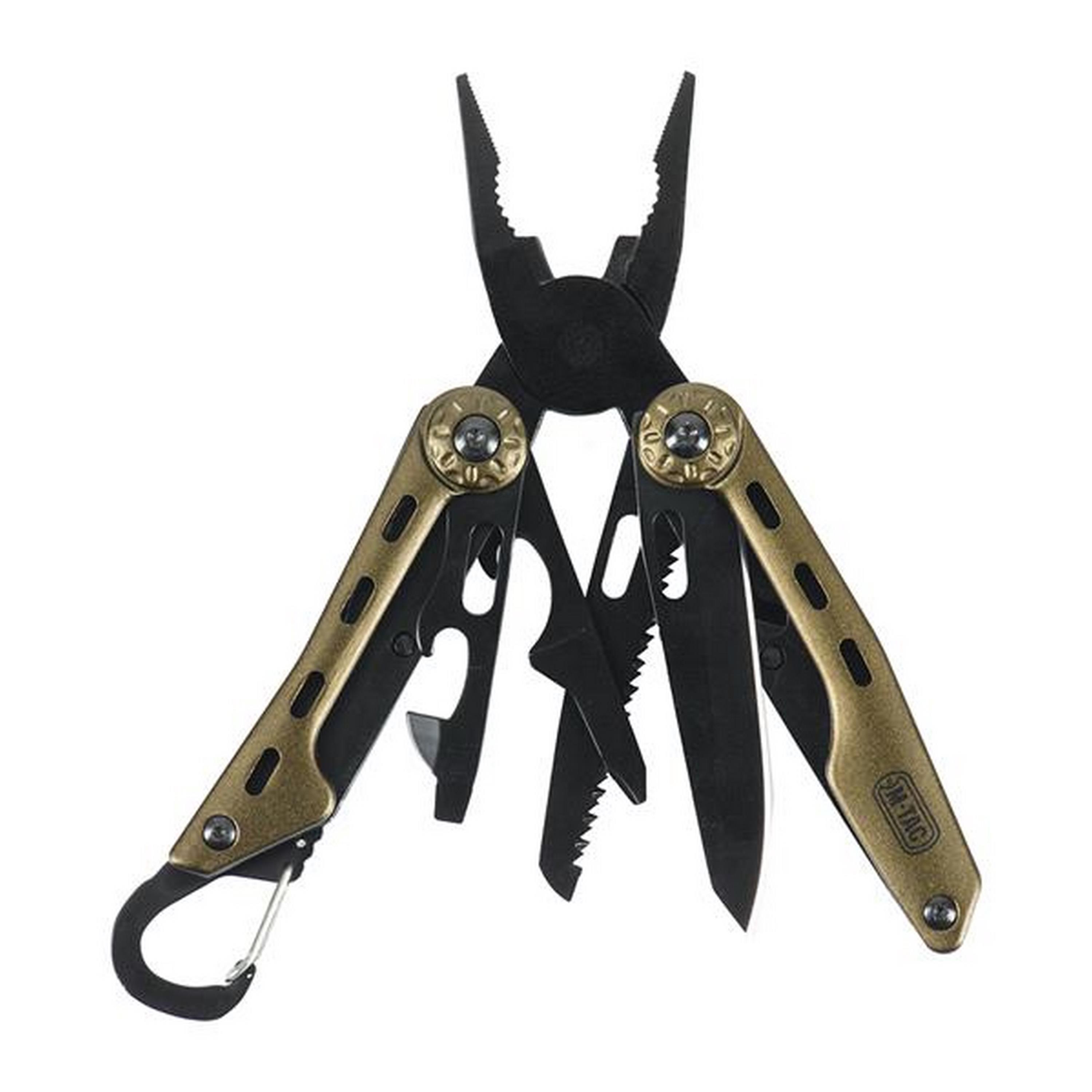 M-TAC® Multitool aus Edelstahl mit Nylon-Tasche | Typ 5 | Farbe: Oliv