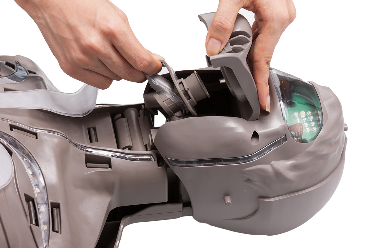 BRAYDEN™ Pro CPR Reanimationspuppe datenbasiertes Feedbacksystem | Farbe: Rote LED´s