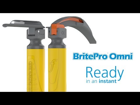 Flexicare® BritePro™ Omni Einmal-Laryngoskop mit Standard-Griff und Mac Spatel | Größe: 2