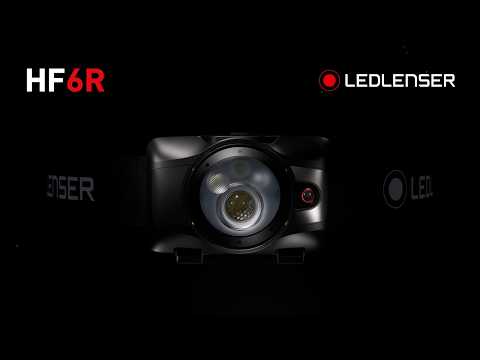 Ledlenser® HF6R LED Stirnlampe | 900 Lumen | Farbe: Schwarz