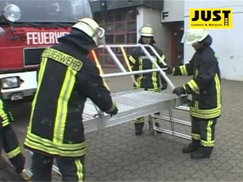 JUST Rettungsplattform nach DIN 14830