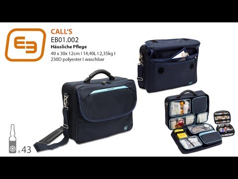 ELITE BAGS® CALLS Pflegediensttasche / Pflegetasche | Farbe: Blau