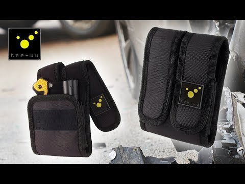 tee-uu® TWIN Holster / Multi-Holster | Farbe: Schwarz