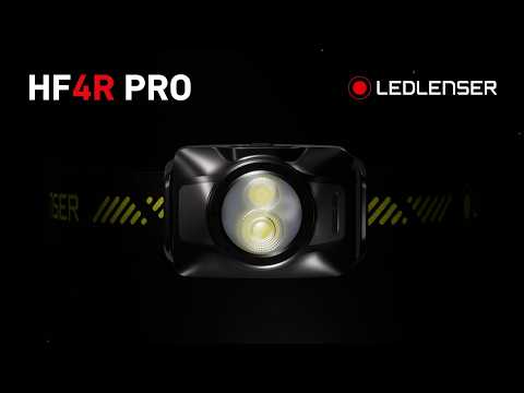 Ledlenser® HF4R Pro LED Stirnlampe | 650 Lumen | Farbe: Schwarz