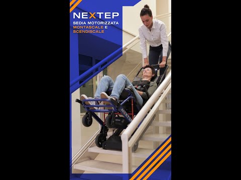 SPENCER® NEXTEP Tragestuhl / Treppenstuhl mit elektrischem Raupenantrieb | Farbe: Weiß