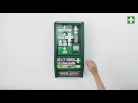 Cederroth® Erste-Hilfe- und Brandwunden-Station inkl. Verbandkoffer Din 13157