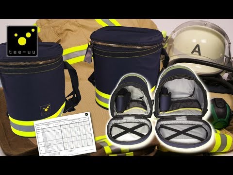 tee-uu® RESPI Atemschutzmasken Behälter | Farbe: Blau