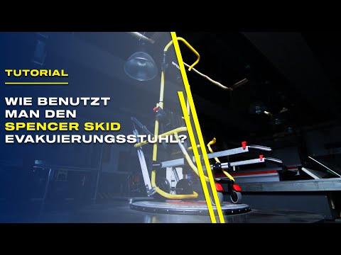 SPENCER® Skid-E Evakuierungsstuhl / Transportstuhl | Farbe: Silber