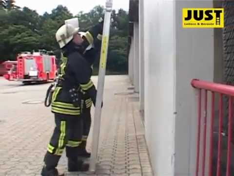 JUST Feuerwehr-Steckleiter DIN EN 1147 | Aufsteckteil 7-sprössig