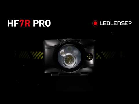 Ledlenser® HF7R Pro LED Stirnlampe | 1200 Lumen | Farbe: Schwarz
