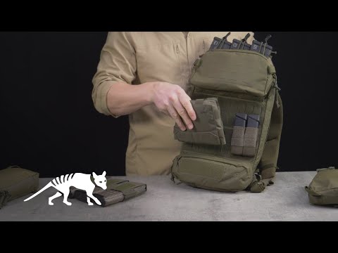 Tasmanian Tiger® Einsatzrucksack TT Modular Gunners Pack | Farbe: Schwarz