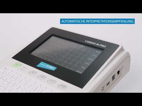 medical ECONET Cardio M-PRO 12-Kanal Ruhe-EKG mit 8" LCD Farb-Touchscreen
