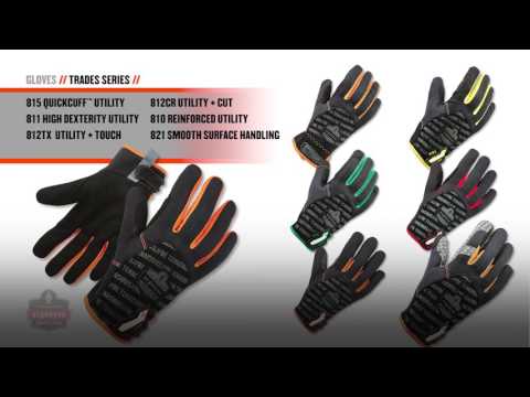 ergodyne® ProFlex® 710CR | TH Handschuh / Arbeitshandschuh mit Kevlar | Farbe: Grau