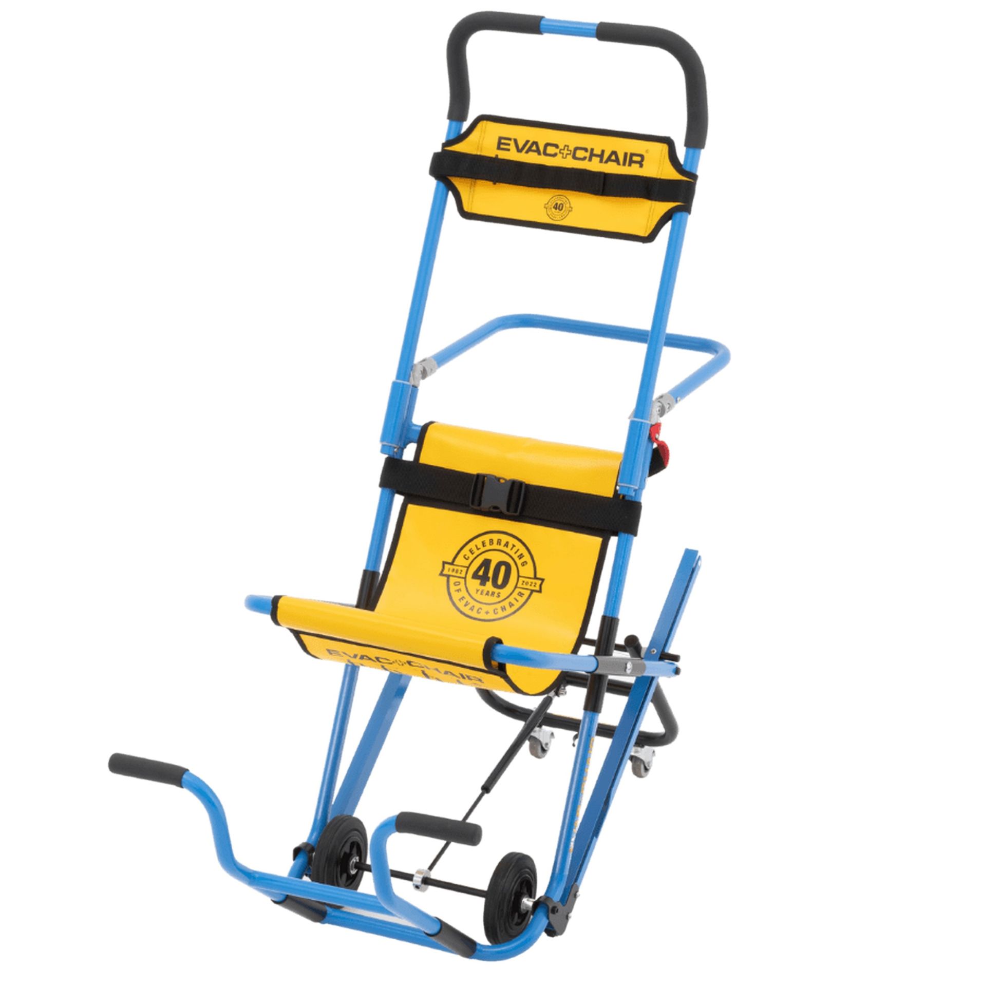 Dönges Tragestuhl – Klappbar, Alu-Rahmen, 150 Kg Belastung – 91x71x52 Cm, Mit 4 Griffen, 2 Rädern & Gurten – Für Patiententransporte