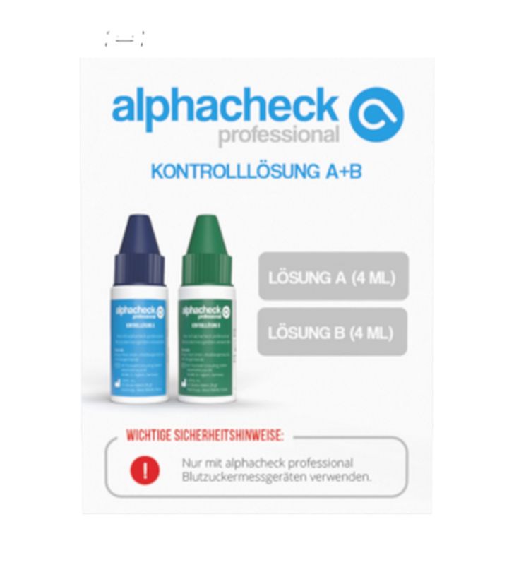 alphacheck® Professional NFC Blutzuckermessgerät Kombipackung ...